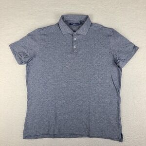 Stone‎ Rose Polo Shirt Mens 2XL XXL Blue Geometric Performance TURKEY MADE